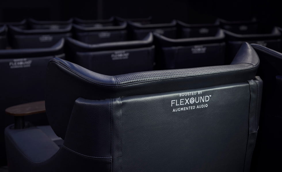 Flexound - 개별좌석 마다 생생한 음향을 제공하는 빌트인 개인 증강 사운드 시스템